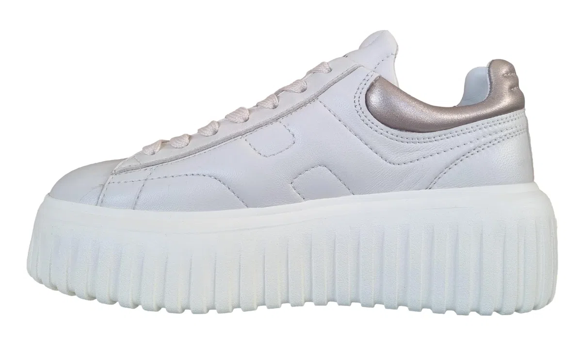Hogan Zapatillas deportivas mujer H-Stripes HXW6450FC60KU00GAN Marfil y Oro