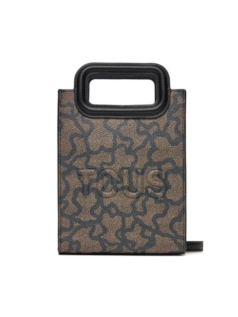 TOUS Mini Bolso Pop Negro, Para Mujer, Medidas 20 x 16 x 7 cm, Colección Kaos Icon