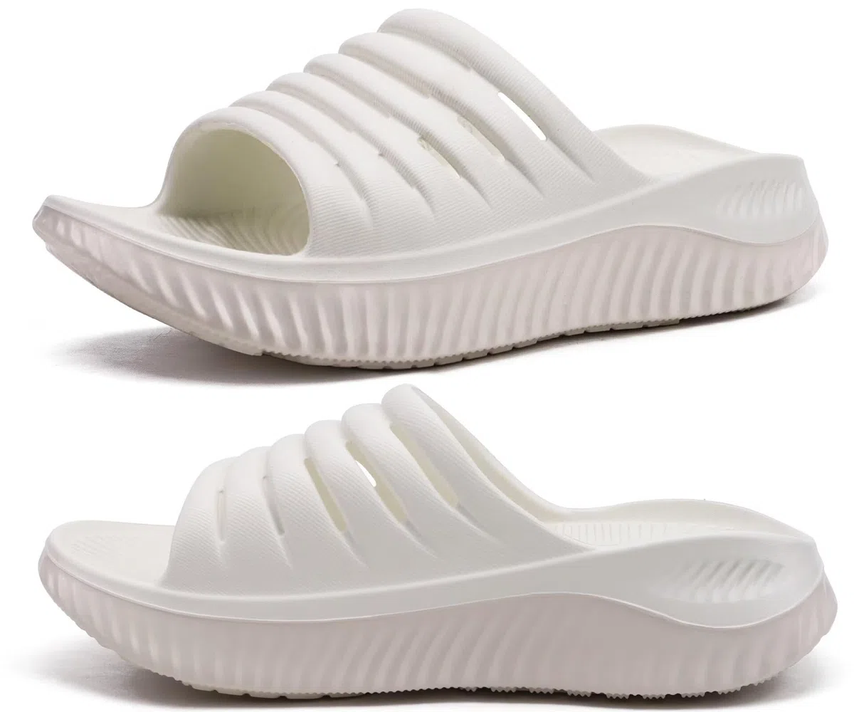KuaiLu Sandalias de Recuperación Mujer Comodas Fascitis Plantar Ortopedicas | Mujer, Soportes de Arco Ligera Abierta Deportivas Chanclas Reduce la Tensión en Los Pies, Las Articulaciones y La Espalda