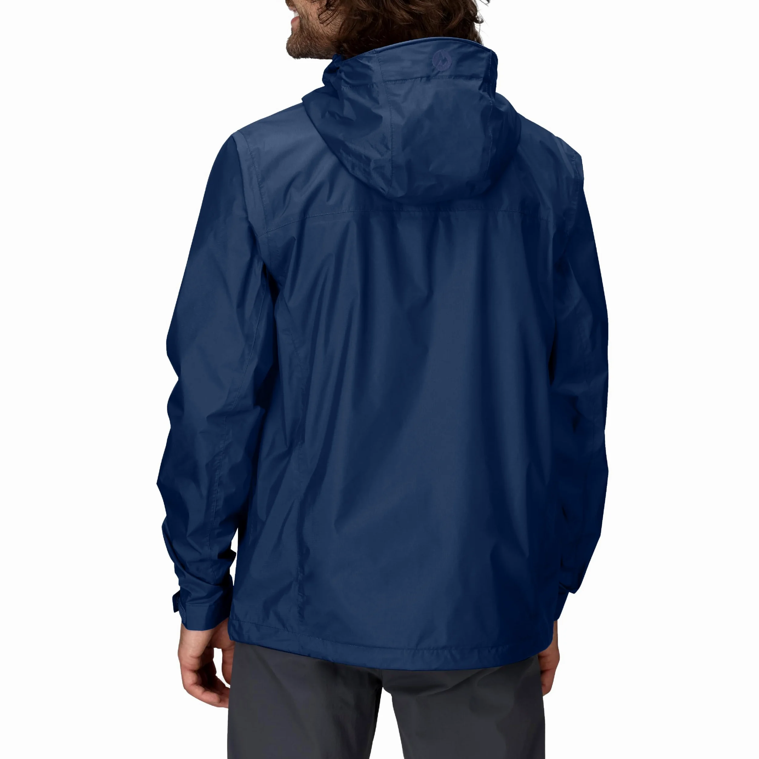 Marmot Precip Eco Jacket Chaqueta impermeable para lluvia, chubasquero transpirable con capucha, cortaviento ligero hardshell para senderismo y bicicleta Hombre (Pack de 1)