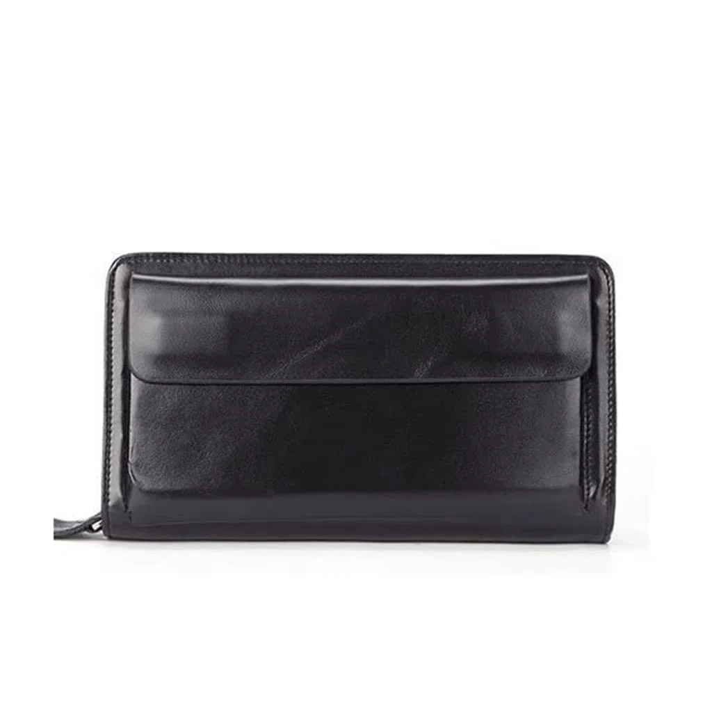 LIOONS Cartera Cartera De Cuero para Hombre, Tarjetero Largo De Gran Capacidad, Monedero De Viaje De Moda De Negocios para Hombre, Duradero Monedero