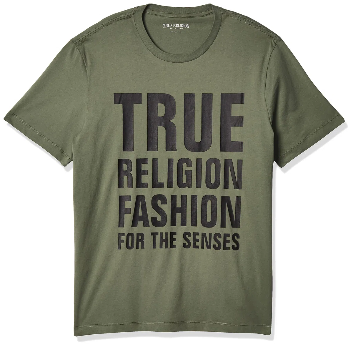 True Religion Fashion For Senses Short Sleeve Crew Neck tee Camiseta para Hombre