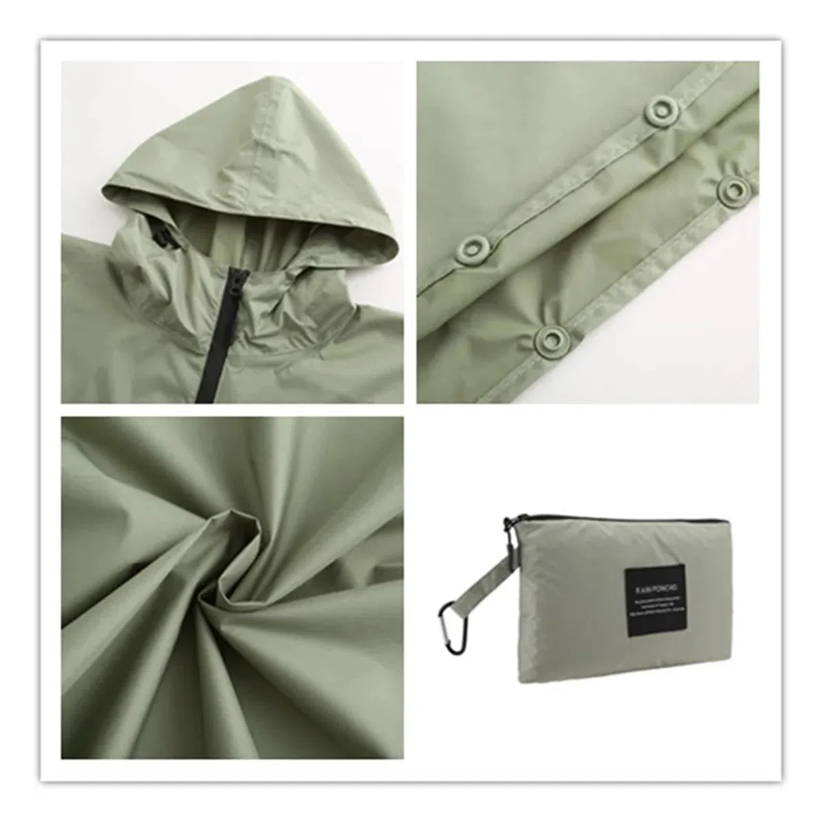 Poncho Impermeable for Hombre y Mujer, Ideal for Tiendas de campaña, for Actividades al Aire Libre, Senderismo Ciclismo