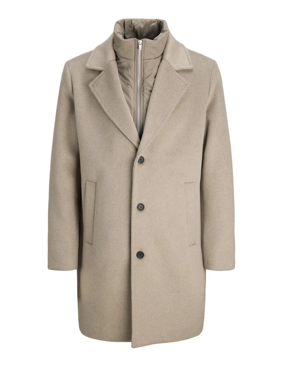 JACK & JONES Jprblastanford Wool Blend Overcoat para Hombre
