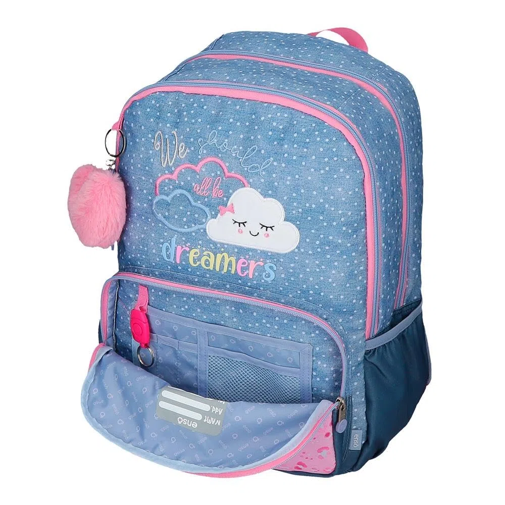 Enso Dreamer Mochila Escolar Azul 32x44x17 cms Poliéster 23,94L