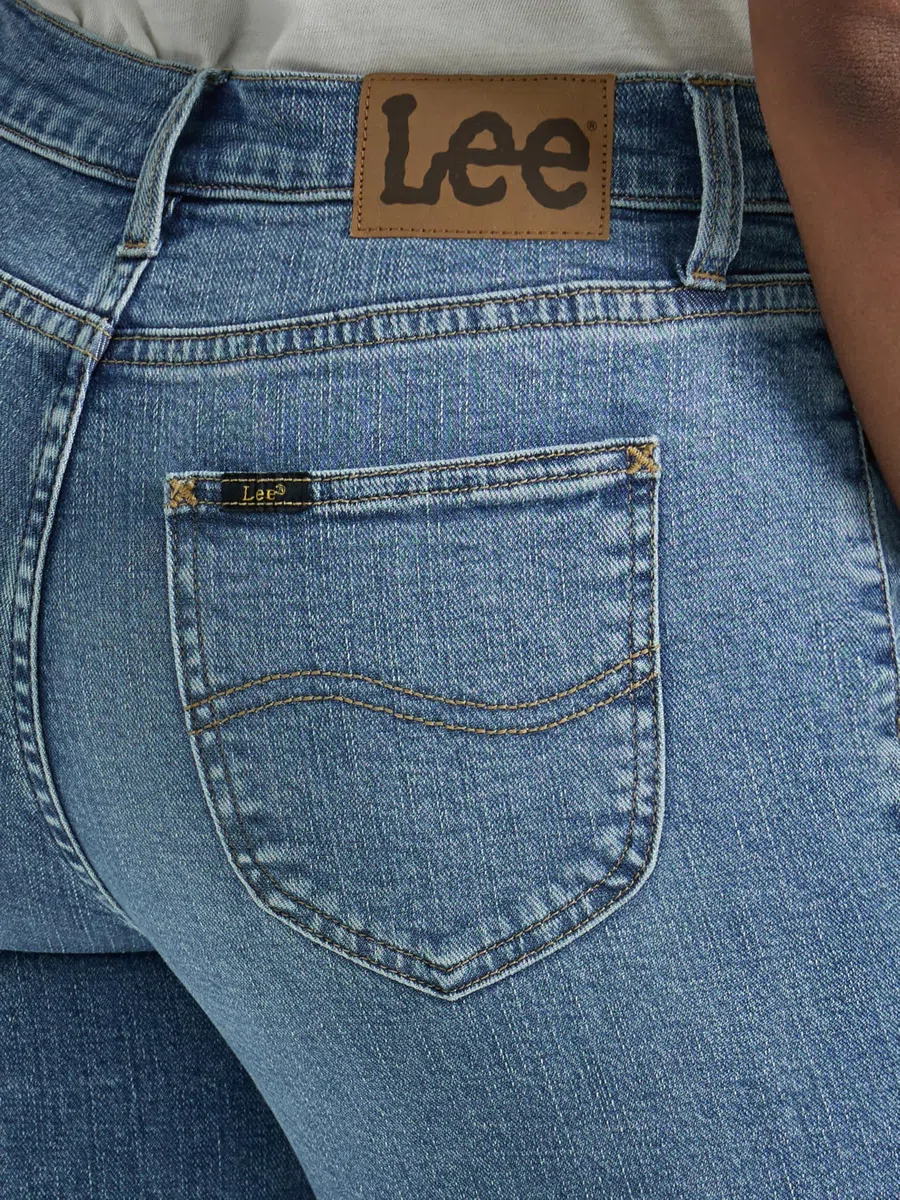 Lee Legendary Mid Rise Flare Jean Jeans, Retro Elevado, 40 para Mujer