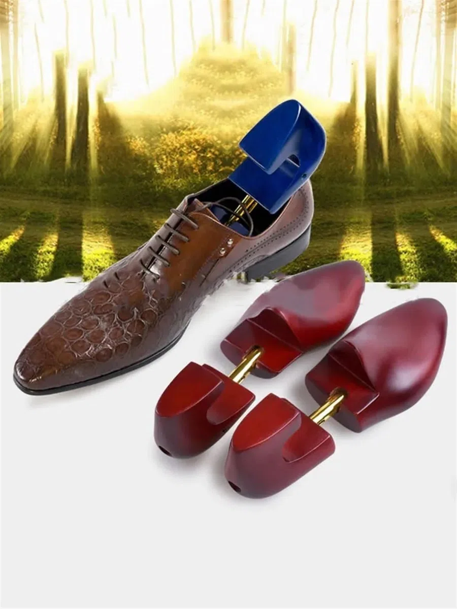 Rbol De Zapatos 2 uds zapatos de madera moldeador de árboles zapato ensanchador estante de madera de pino árbol de zapatos planos ajustables bombas botas árboles expansores Para Hombres Y Mujeres(M(41