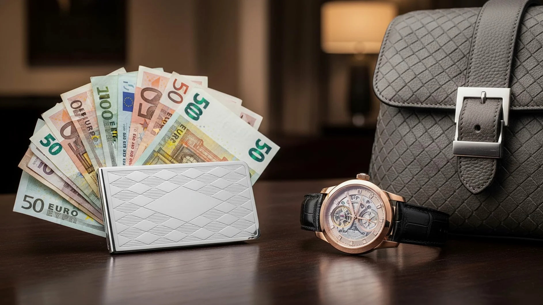 Clip para billetes Money bañado en plata – con placa de grabado – Pinza para billetes Premium Silver Plated – Noble regalo para hombre de alta calidad