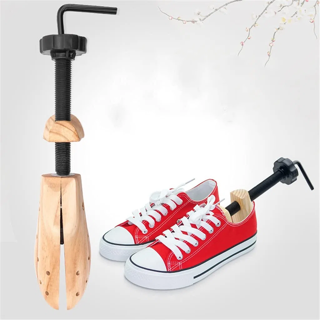 Hormas de Madera bidireccionales for Zapatos Hombre y Mujer, 2 Unidades, expansor Ajustable(Beige,39-41)