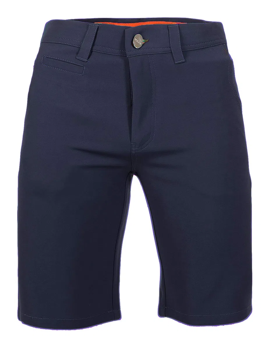 Maxx - Bermudas de golf para niño con cintura ajustable (Marine, 152)