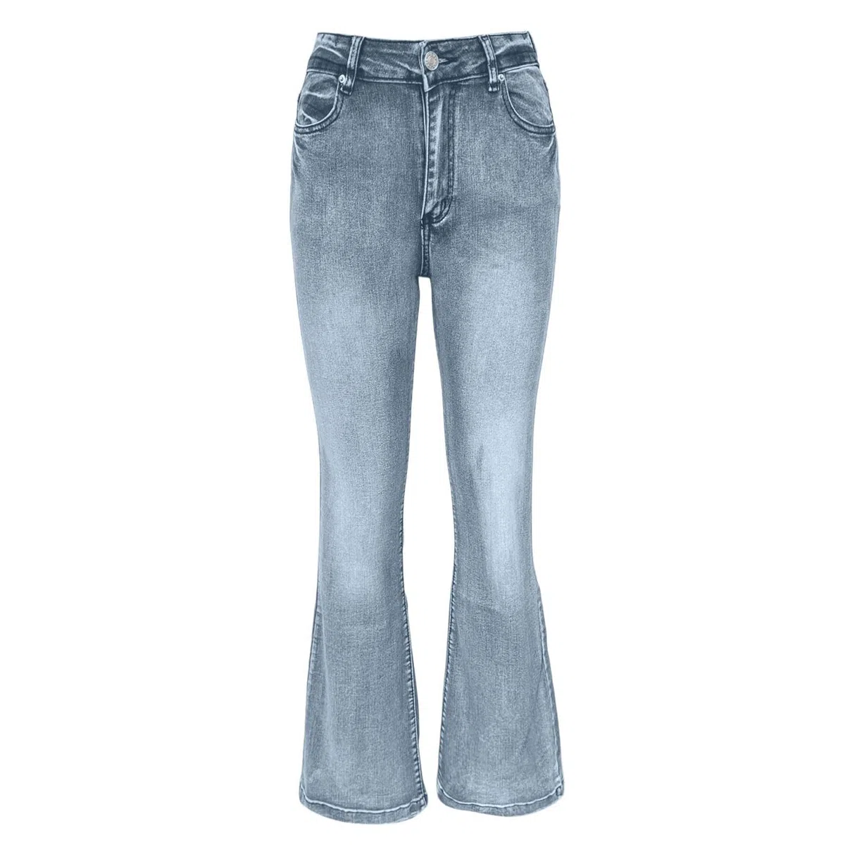 Jeans holgados para mujer, cintura media a baja, estilo novio, ropa urbana, pantalones de mezclilla con corte de bota para mujer