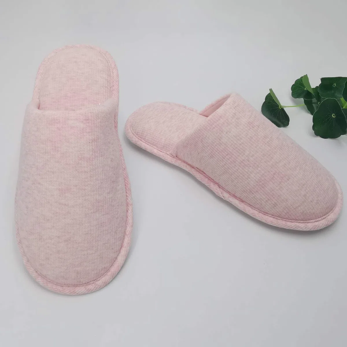 ofoot Zapatillas Casa Mujer Algodón con Espuma Viscoelástica, Pantuflas Suela de Goma Antideslizante Lavable para Dormitorio