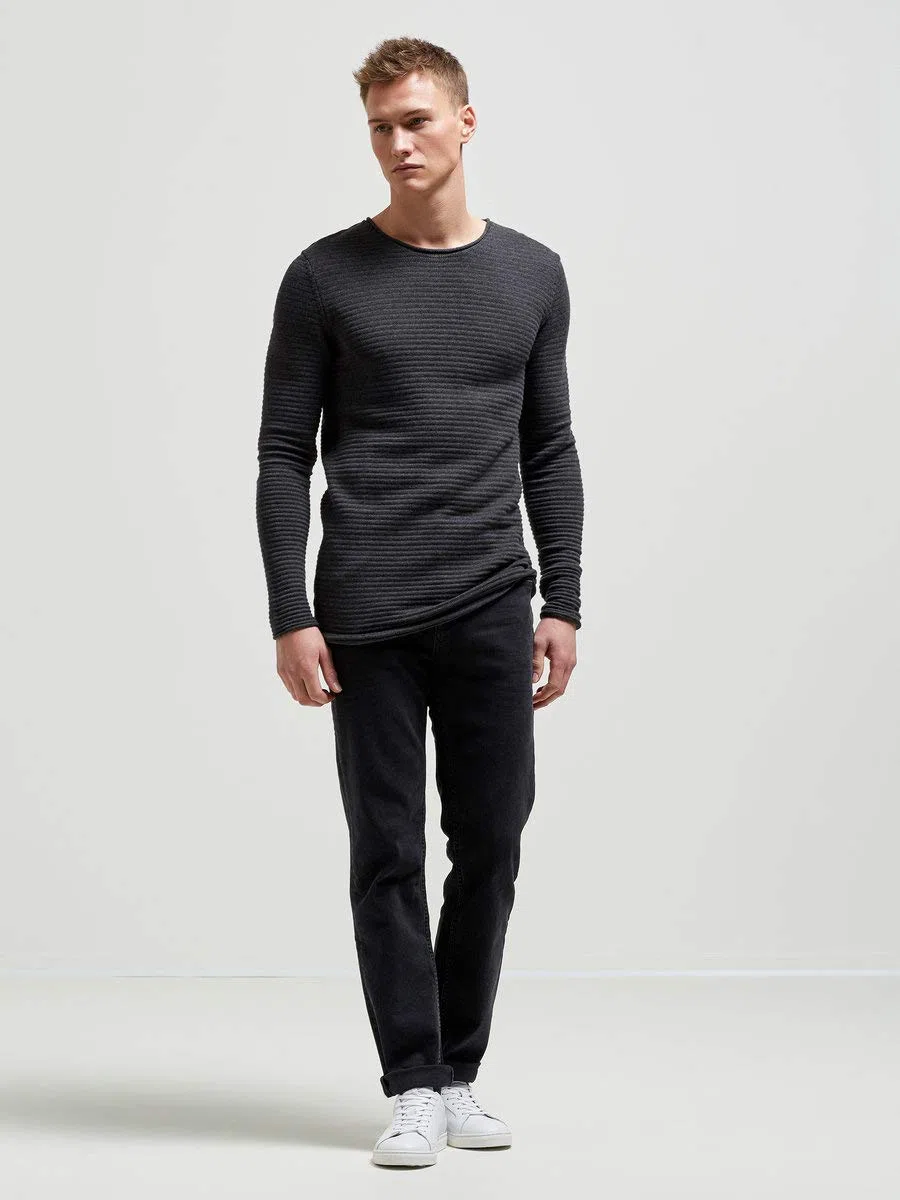 SELECTED HOMME Shntwomario 9531 O/d Black St-jeans Noos, Jeans Hombre
