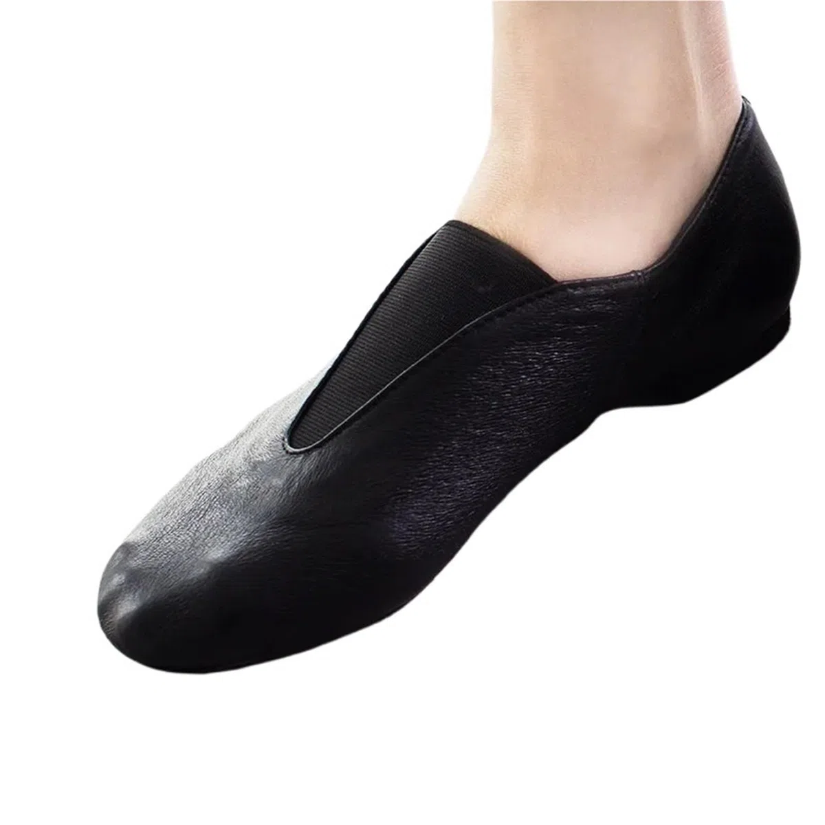 Slip On Dance Jazz Zapatos de Baile Bebé Niño Adulto Mujeres Hombres Vientre Moderno Ballet Gimnasio Jazzy Zapatillas para Presentaciones en el Escenario(Black,39)