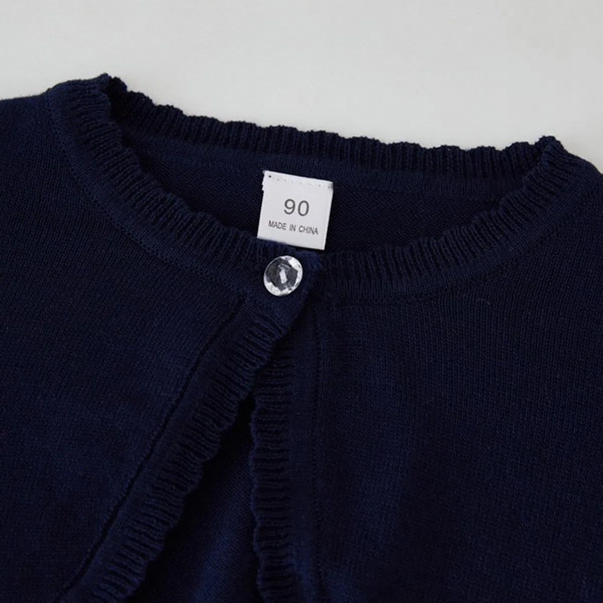 Bolero de punto ligero para niña, chaqueta corta de entretiempo para primavera y otoño | Chaqueta de punto ligera para niña, corto, transpirable, para entretiempo