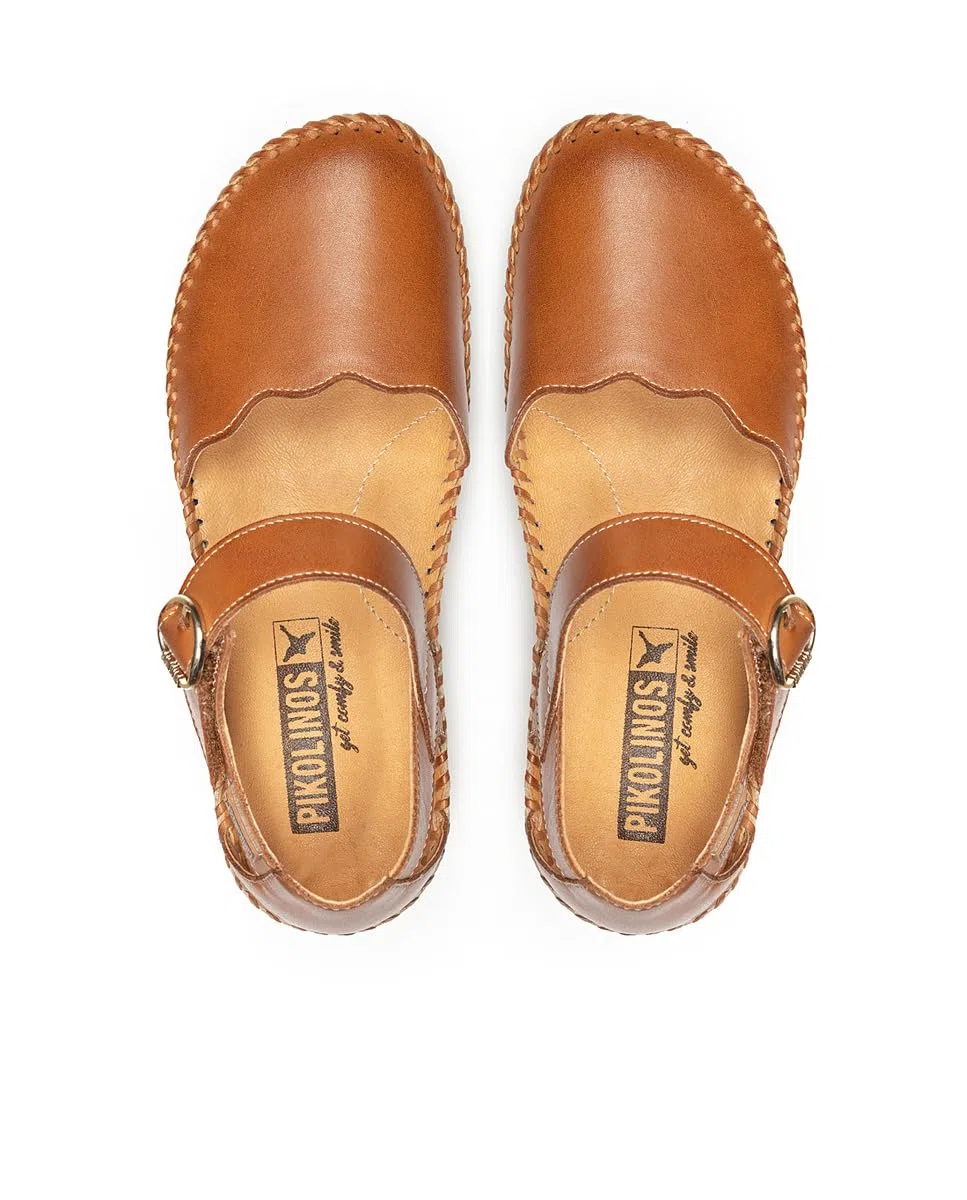 Pikolinos Zapatos semiabiertos en Cuero Marina para Señora