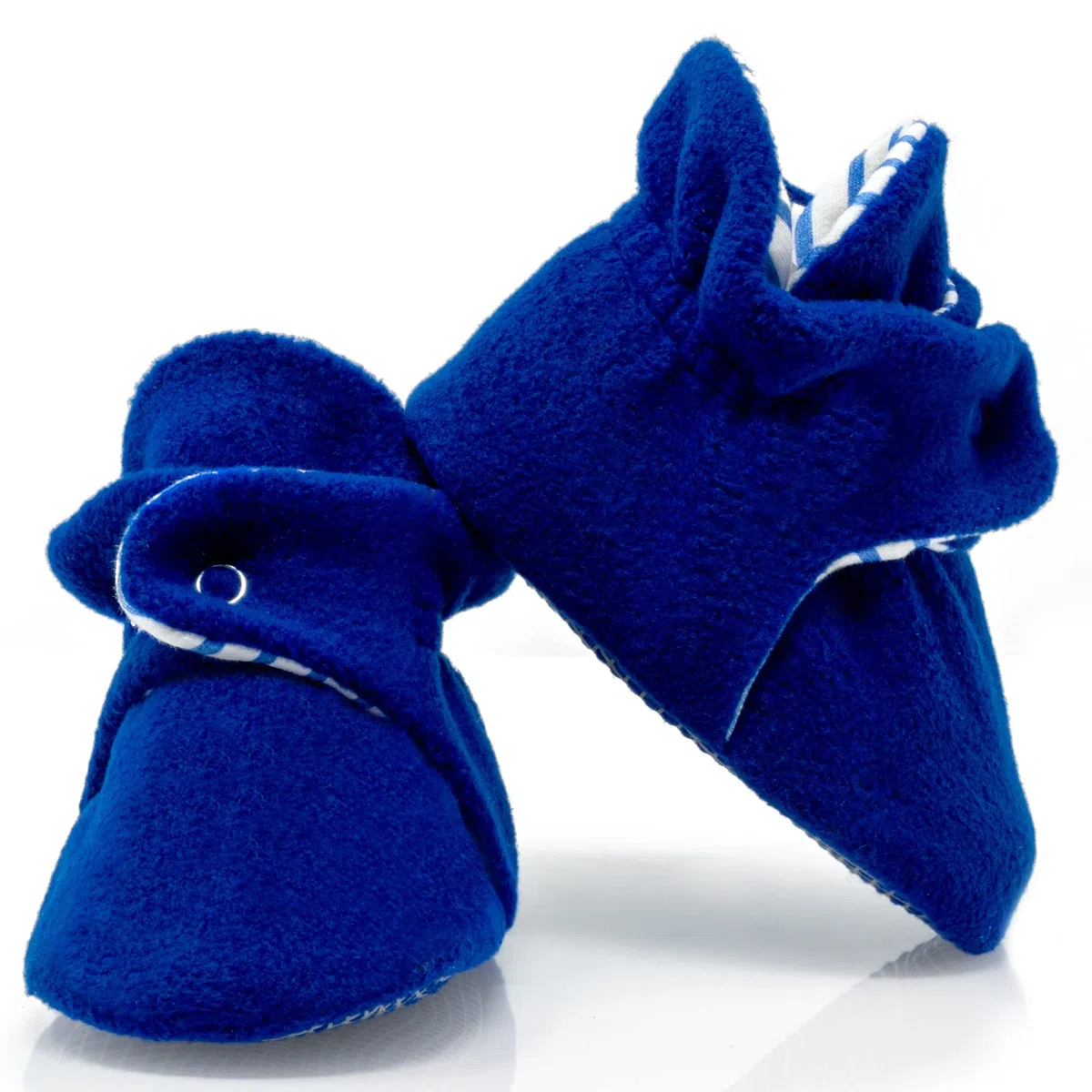 Ella Bonna Mini botines de forro polar con parte inferior antideslizante, flexibles, para bebés y niñas