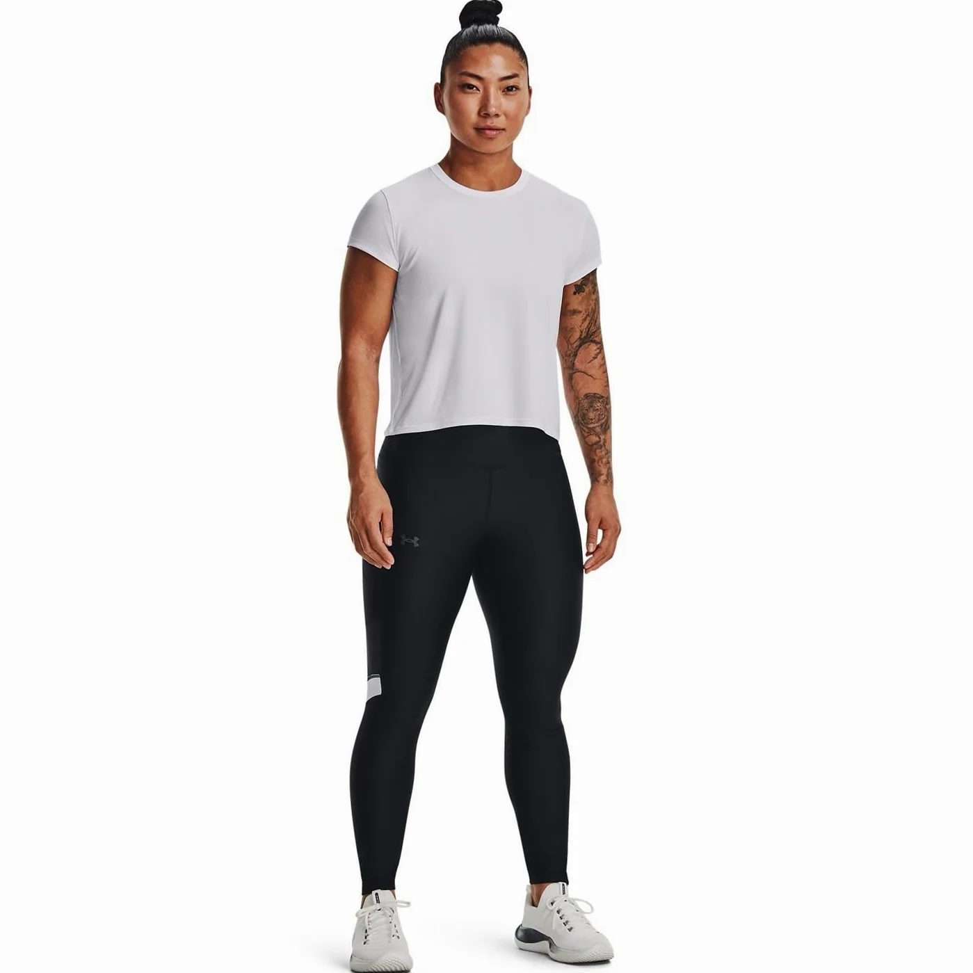 Under Armour Leggings de malla para mujer