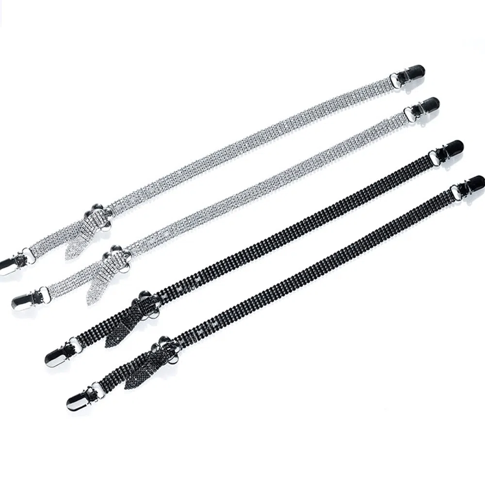Correas de brasier sexy con diamantes de imitación para mujer, hebilla de metal, correas de hombro ajustables para brasier, tops, vestidos, estilo rock, fiesta, niñas