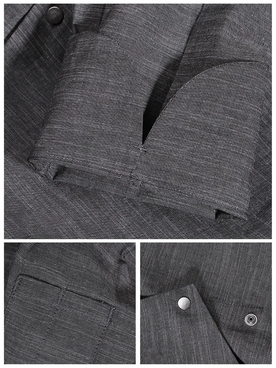 Chaquetilla Cocinero Hombre Chaqueta de Chef for Hombre, Uniforme Cocina for Hotel, Camisa Cocinero Verano for, panadería, cafetería, Mono Manga Corta for Mujer, Camarero