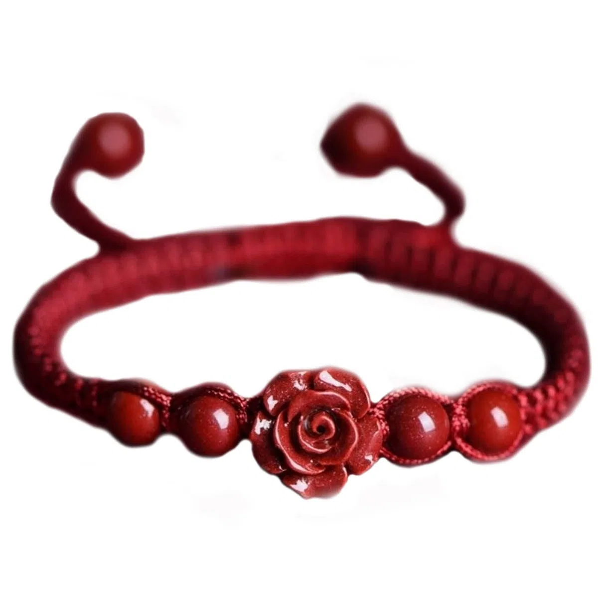 Pulsera Feng Shui Tobillera Pulsera de Hilo Rojo Pulsera de cinabrio S Natural Tobillera Pulsera de Prosperidad y Riqueza Talismán S Pulsera de Tobillo de Cuarzo de Cristal Amuleto para la