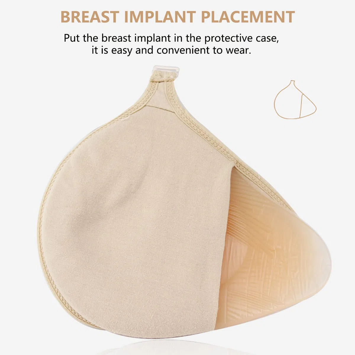 Inserciones Triangulares De Silicona For El Pecho, Almohadillas Con Diseño Gancho, Realzadores Push-up For Uso Diario Y En Trajes Baño