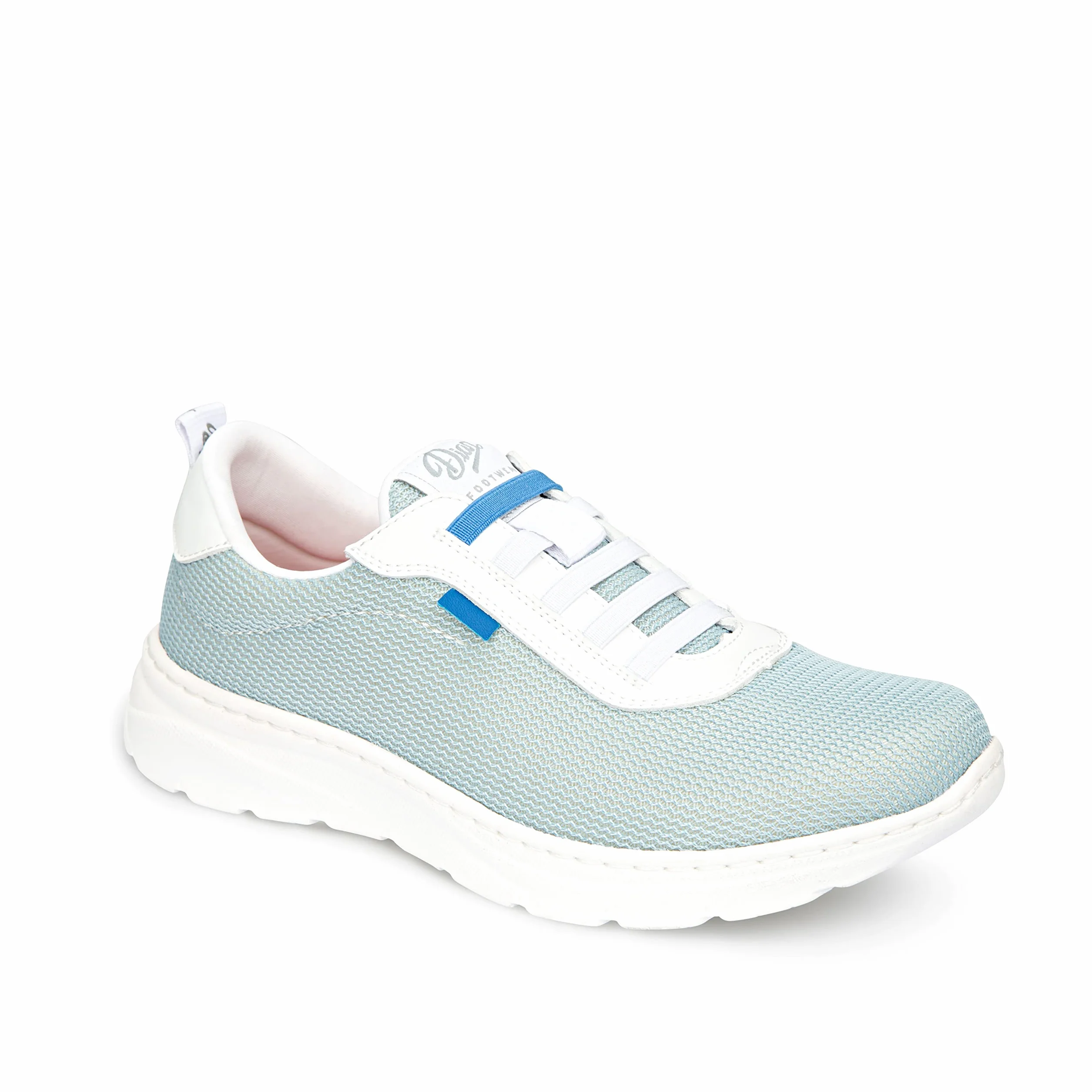DIAN - Alicante, Azul 45, Zapatilla de Trabajo para Sanidad y Hostelería Unisex en Colores, Plantilla Acolchada y Suela Antideslizante, Material Transpirable y Repelente a Líquidos