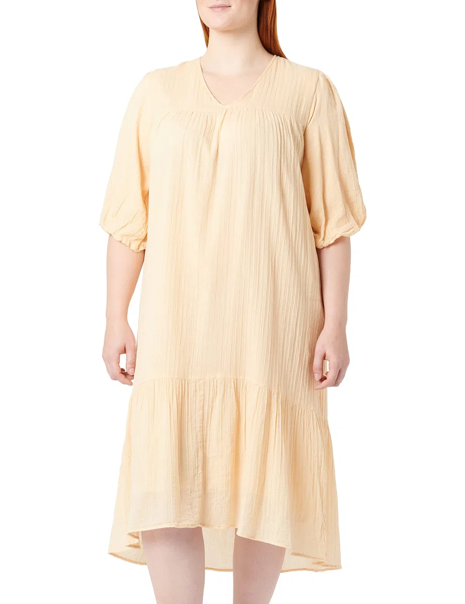 Noa Noa Baumwolle Sommer Kleid Vestido para Mujer
