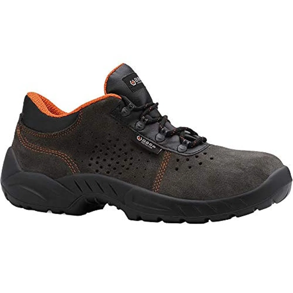 BASE Protection Opera S1P SRC Zapato de Seguridad, Talla: 41, Color: Gris/Naranja, B0150GOR41