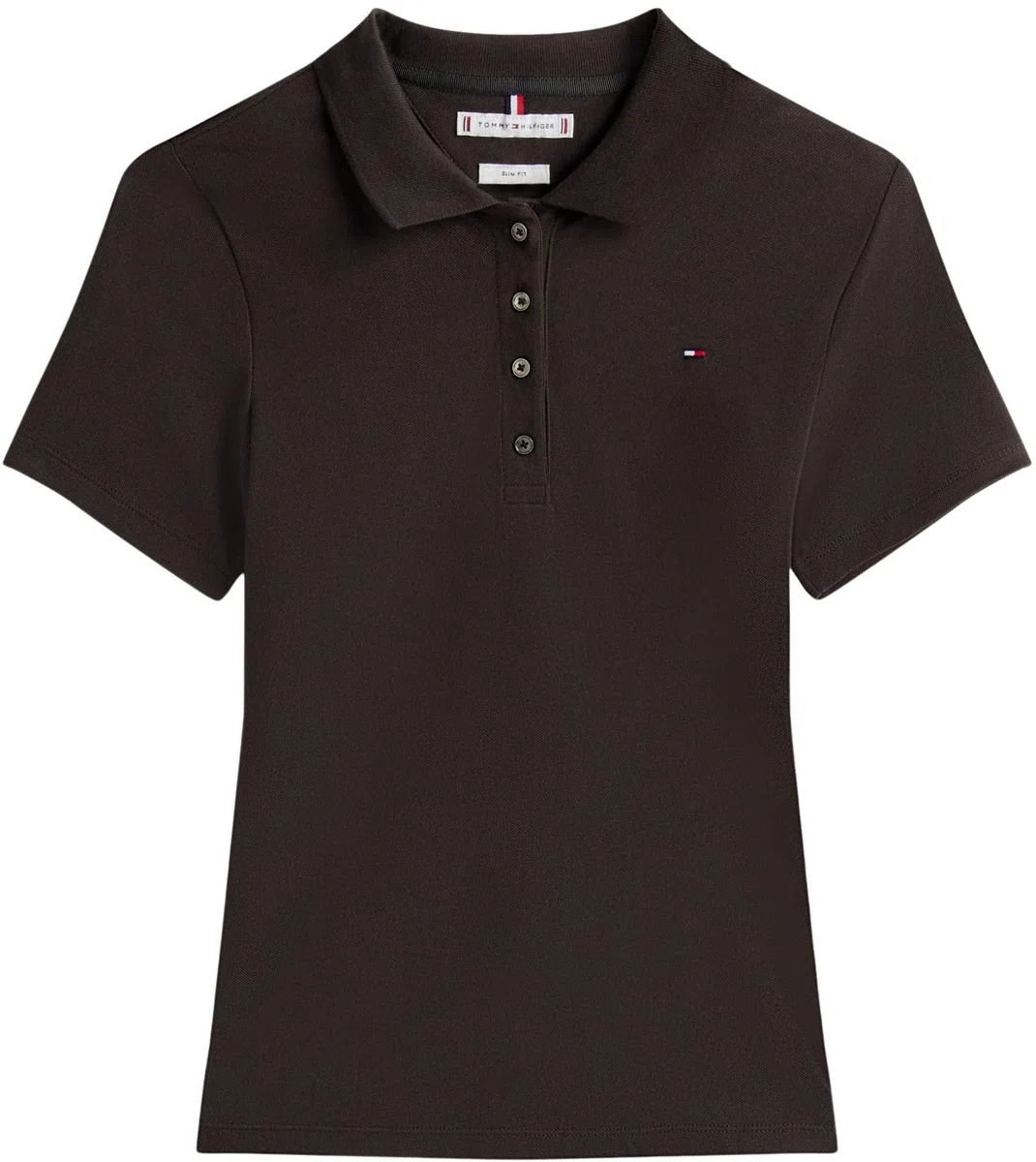Tommy Hilfiger Polo de Manga Corta Mujer 1985 Polo Slim Fit