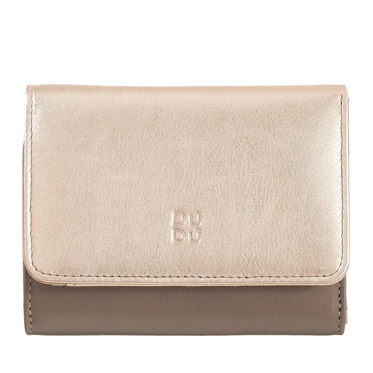 DUDU Cartera Mujer pequeña RFID en Piel Multicolor Colorful Ballerina