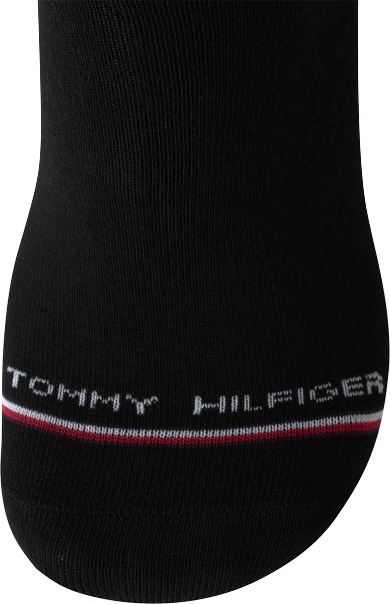 Tommy Hilfiger Calcetines invisibles para hombre, paquete de 10 calcetines tobilleros de mezcla de algodón para hombre, forro de corte ultra bajo para mocasines y tenis