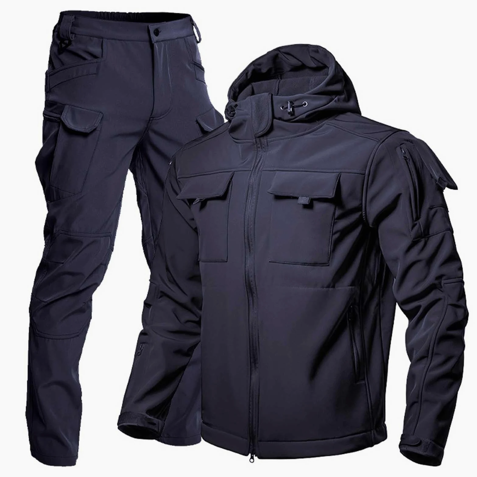 Genérico Conjunto 2 Piezas Hombre Casual Deporte Verano Camiseta y Pantalones Cortos Algodón Transpirable Gym Fitness Caballero Moda Suave A50