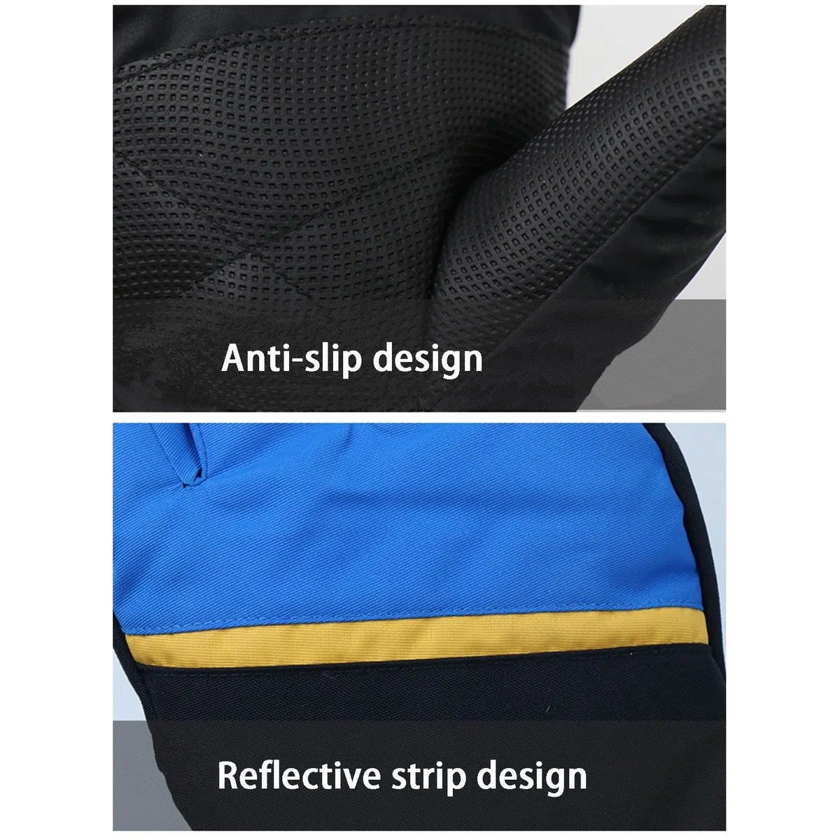 CHEWYNP Forros de Guantes con calefacción, Guantes térmicos cálidos Resistentes al Agua con Pantalla táctil, Guantes cálidos de Invierno alimentados por batería, Guantes de Trabajo para es