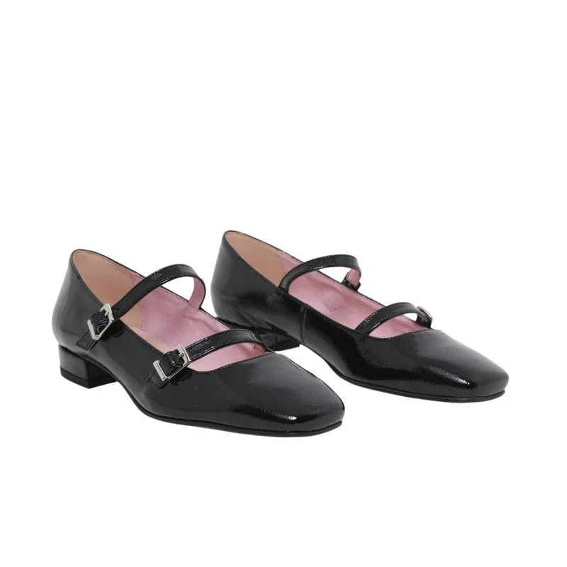BAILARINA MARY JANE PIEL ESCOOLERS DOROTHY E2327T - 37, Negro