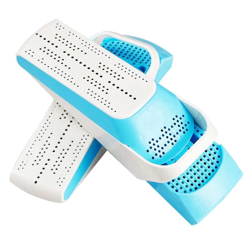 MU Secador de Zapatillas Portátil Secador de Botas Calentador de Zapatos Desodorización Zapatos de Esterilización Calentadores, Luz Púrpura Telescópica,C