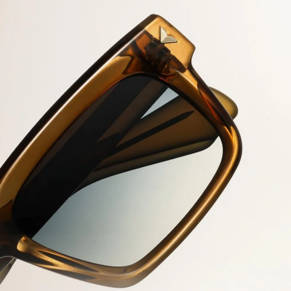 Monturas de gafas redondas de acetato polarizadas UV400 con protección antirreflejos.
