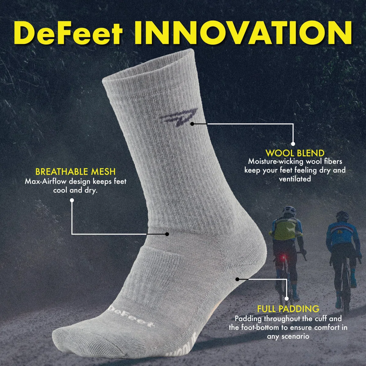 Defeet boolie 15,2 cm Calcetines de Lana de los Hombres