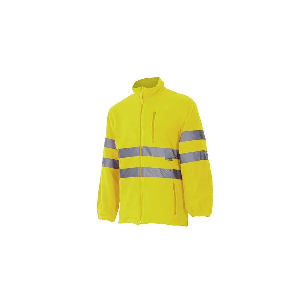 VELILLA 181 Chaqueta Polar Alta Visibilidad, Color Amarillo Flúor, Talla 5XL