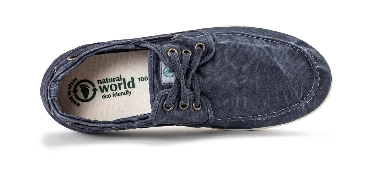 Natural World Eco Nauticos Hombre | 303e Old Elbrus | Zapatos Verano | Calzado Sostenible