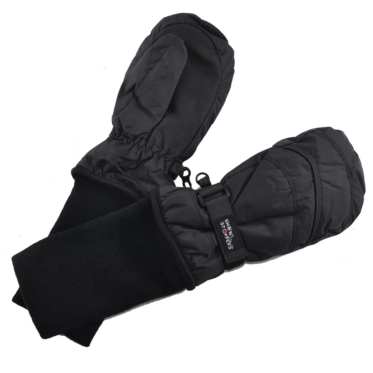 SnowStoppers Manoplas de invierno impermeables con puño largo para niños