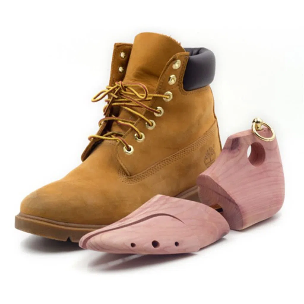 1 par de hormas Ajustables Madera Cedro Rojo for Zapatos Hombre, Soporte for expansor Botas(Black-Jojo+apos;s Bizarre Adventure1,EU 43 44)