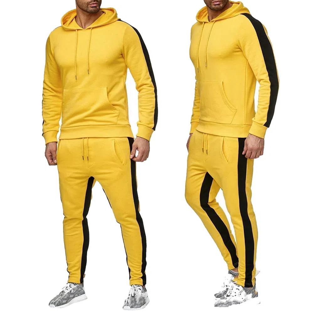 amropi Conjunto de Chandal Jogging para Hombre Sudaderas con Capucha y Pantalones 2 Piezas