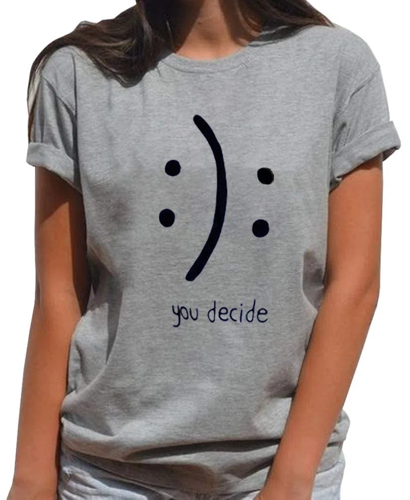 BLACKMYTH Camisetas de algodón para mujer, diseño gráfico divertido, casual, de manga corta