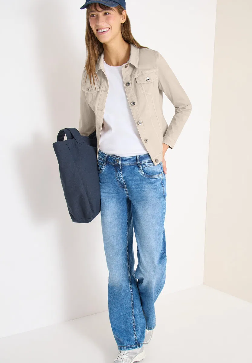 Cecil 2117498 Chaqueta vaquera coloreada Mujer (Pack de 1)