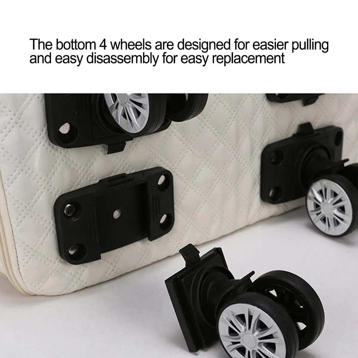 Genérico Bolsa de viaje plegable con ruedas, bolsa de viaje con ruedas | Bolsa de viaje con ruedas Bolsa de para llevar - Maleta extensible para equipaje de mano para viajes de padres