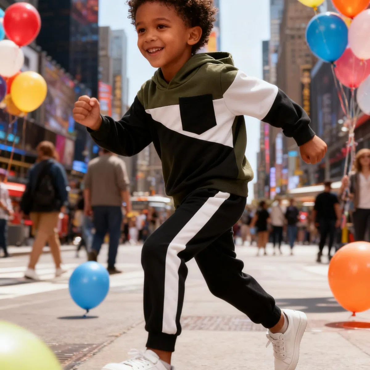 Ropa de bebé infantil de 2 a 6 años, sudaderas con capucha y pantalones para otoño e invierno