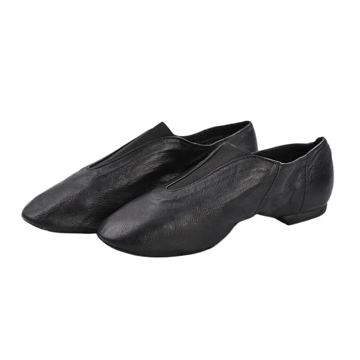 Slip On Dance Jazz Zapatos de Baile Bebé Niño Adulto Mujeres Hombres Vientre Moderno Ballet Gimnasio Jazzy Zapatillas para Presentaciones en el Escenario(Black,34)