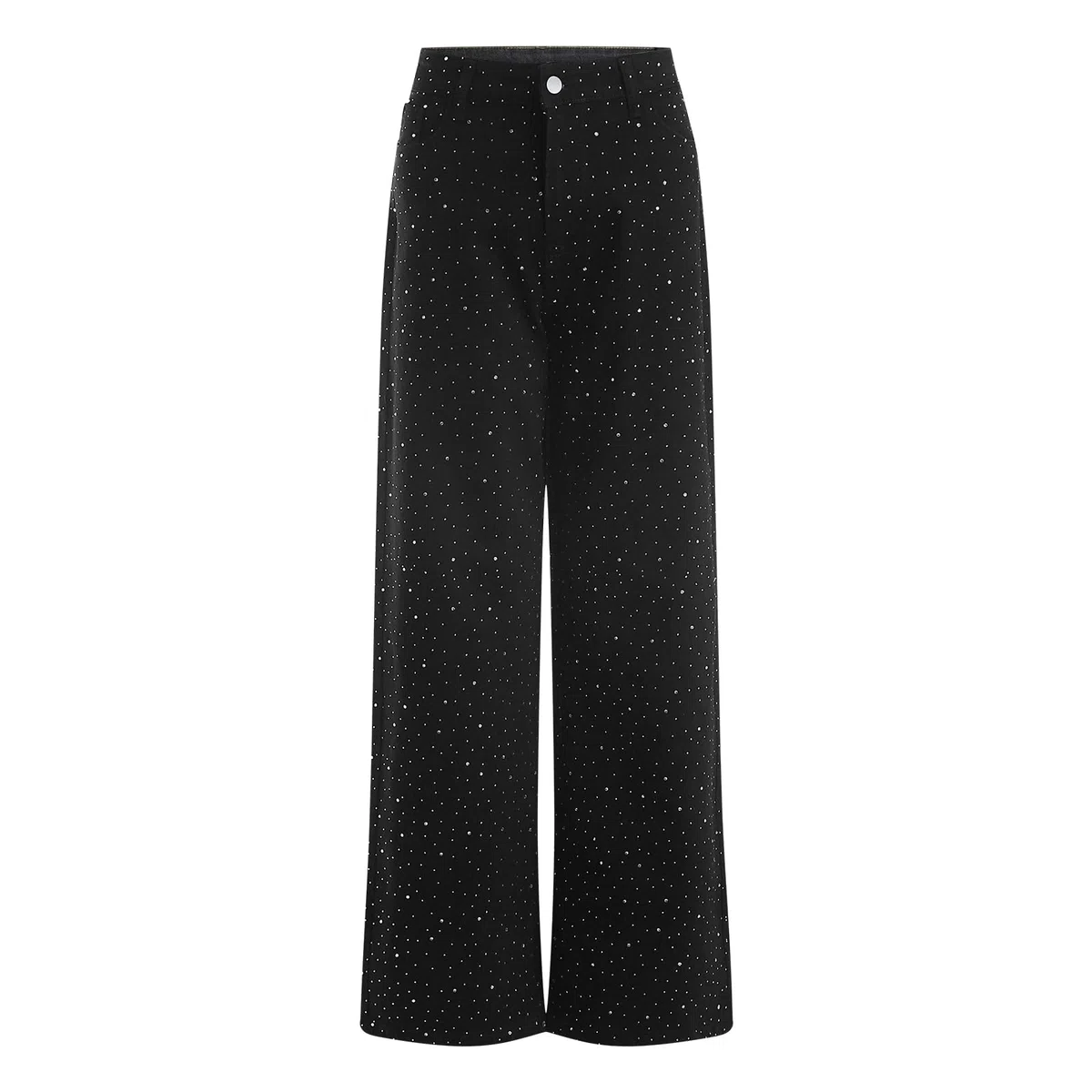 Baggy Jeans Mujer Vaquerosmujer Verano Anchos Elasticos Vaqueros con Bolsillo Pierna Recta Cintura Alta Pantalon Vaquerorectos Pantalone para Mujer Pantalon Vaquero