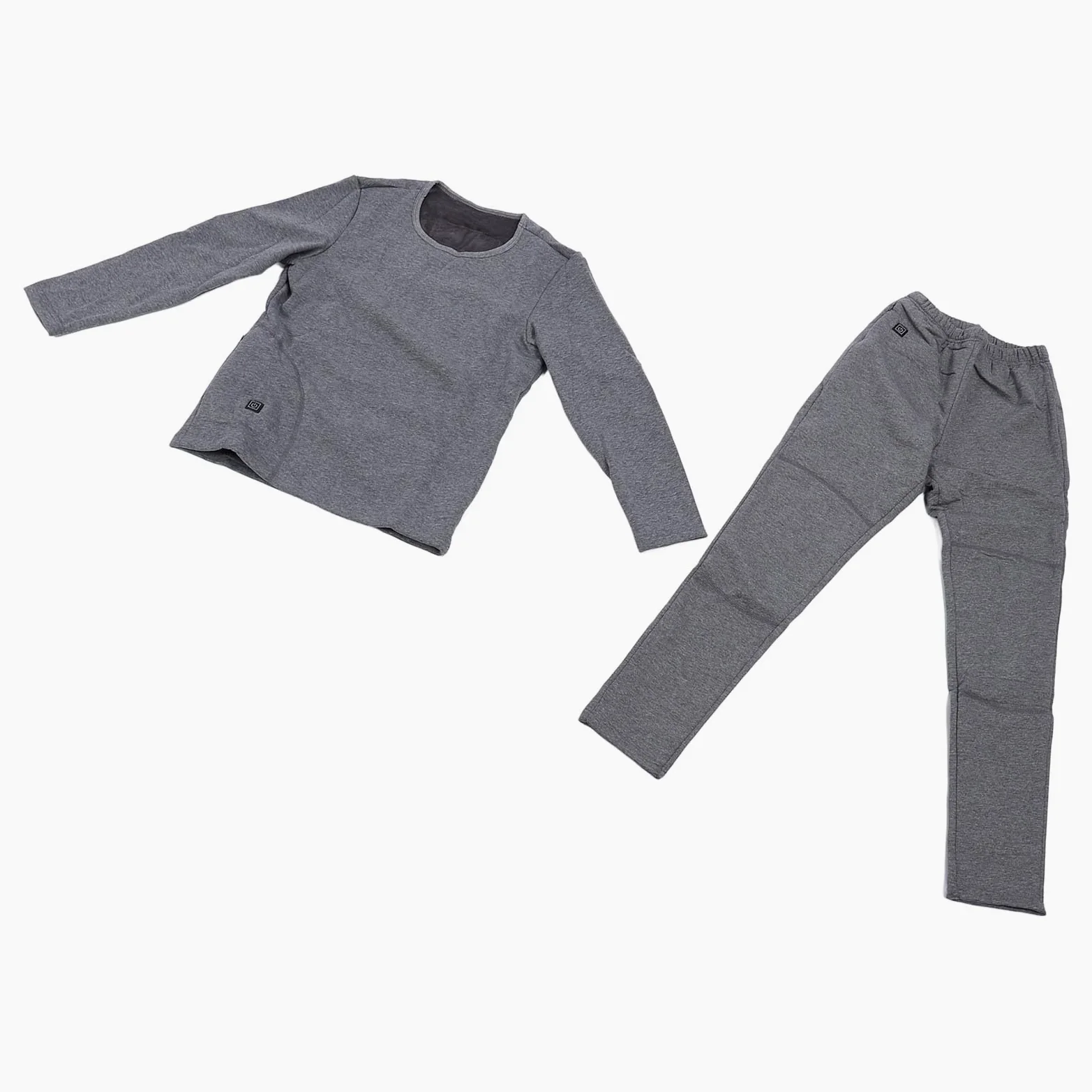 Conjunto de Ropa Interior Térmica con Calefacción Eléctrica, Cómodo Conjunto de Ropa Interior Térmica Larga con Calefacción de 5 V para Esquiar (Women)